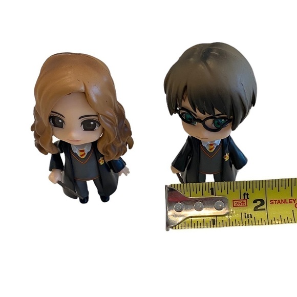 Harry Potter/ Hermione Small Plastic Figurines Magic College Cake Topper Desktop - Picture 10 of 11